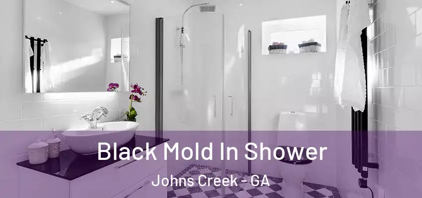 Black Mold In Shower Johns Creek - GA