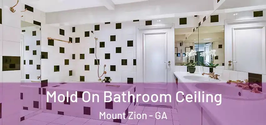 Mold On Bathroom Ceiling Mount Zion - GA