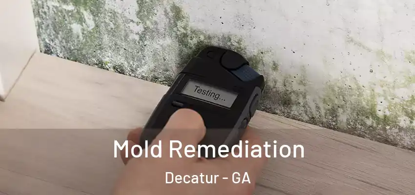 Mold Remediation Decatur - GA