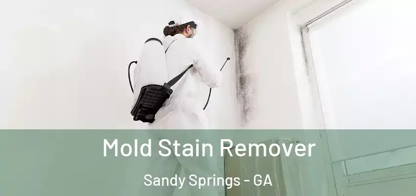 Mold Stain Remover Sandy Springs - GA