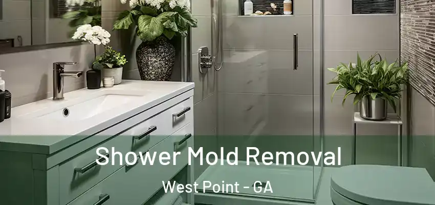 Shower Mold Removal West Point - GA